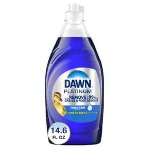 Dawn Platinum Liquid Dish Soap | Dishwashing Liquid | Grease Removal | Fresh Rain | 14.6oz