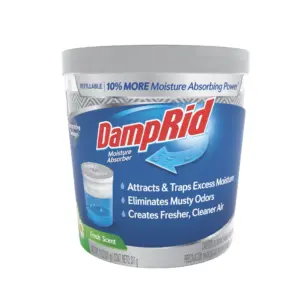 DampRid Refillable Moisture Absorber | Fresh Scent | 11 Ounce