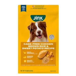 Jinx Cage-Free Chicken | Brown Rice and Sweet Potato Dry Dog Food | 11.5 lb. Bag | 11.5 lbs