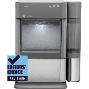 GE Profile Opal 2.0 | Countertop Nugget Ice Maker with side tank | Ice Machine with WiFi Connectivity | Stainless Steel (Premium Edition)