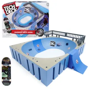 Tech Deck | Daewon X-Connect Mega Bowl Park Creator Fingerboard Ramp Playset | For Ages 6 & up