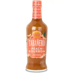 Tabanero Peach Bourbon Hot Sauce | 5 Ounce. | Single