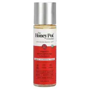 The Honey Pot Company Organic Moisturizing Lubricant | Organic Strawberry | 2 fl Ounce (59 Milliliters)