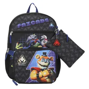 Five Nights At Freddy's Security Breach Fazcade Youth 5-Piece Backpack Set (Premium Edition)