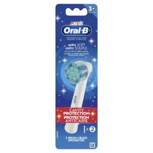 Oral-B Kids Extra Soft Brush Heads | 2 Count