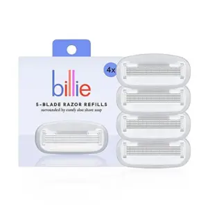 Billie Womens Razor Refill Blades 5-Blade Cartridges | 4 count