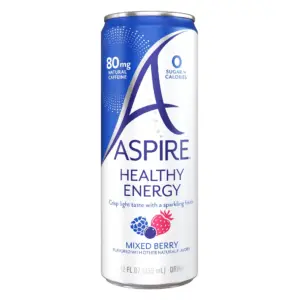 Aspire Healthy Energy Drinks Mixed Berry Single Can 12 fl Ounce