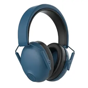 RHEA- Jlab Jbuddies Protect Kids Hearing Protection Earmuffs Infants To Teens ~ Navy (Premium Edition)