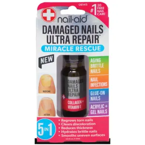 Nail-Aid | 5-Inch-1 Damaged Nails Multi-Repair for Fingernails or Toenails