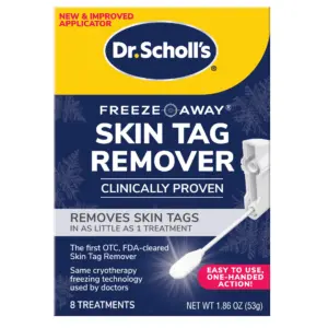 Dr. Scholl's Freeze Away Skin Tag Remover (8 Ct) | Ingredients; Dimethyl Ether | Propane | Isobutane