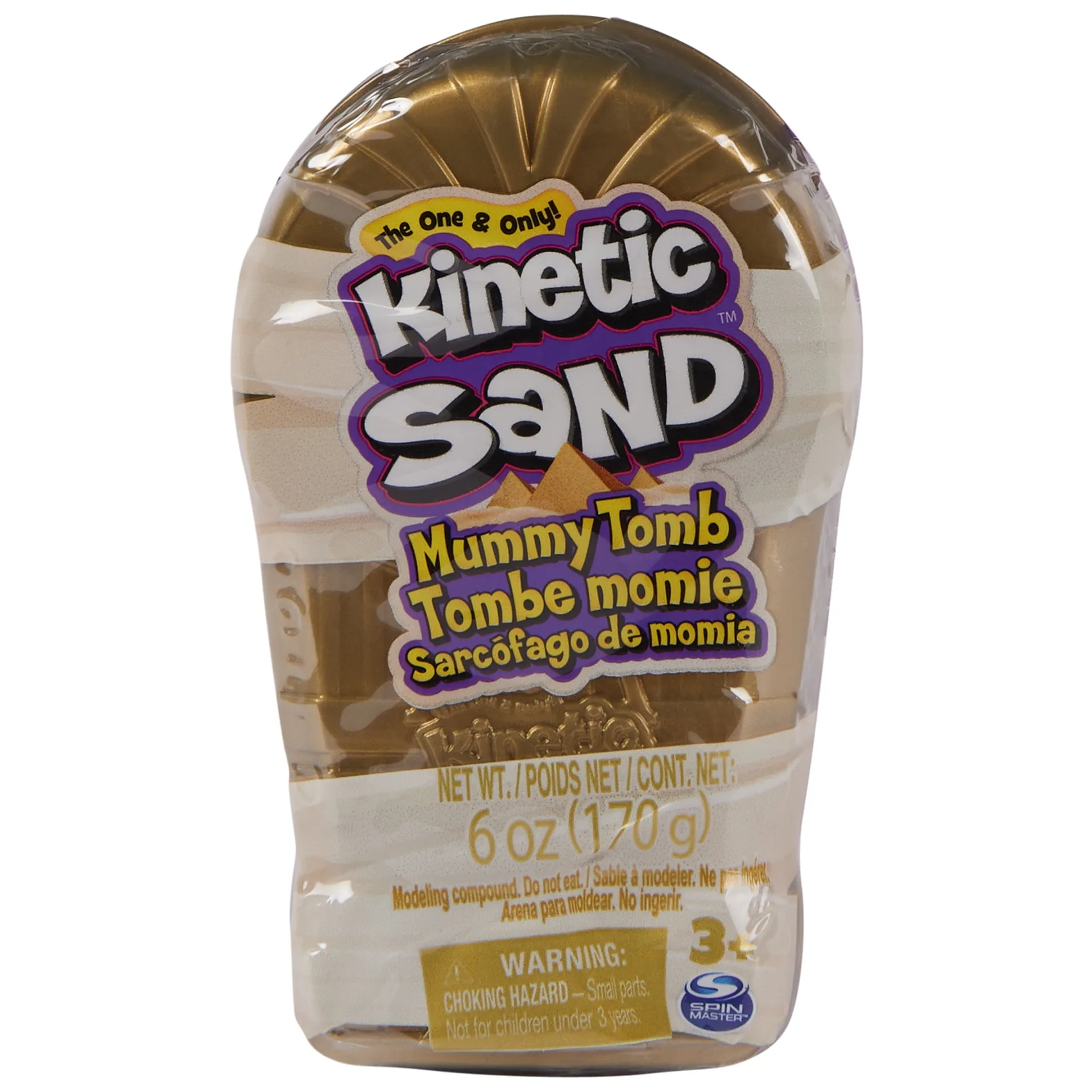 Kinetic Sand | Mummy Tomb with 6oz Brown Play Sand