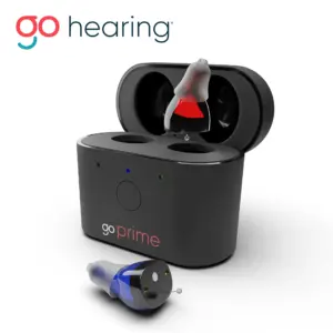 Go Prime Inch-Ear OTC Hearing Aid | Rechargeable | Noise and Feedback Control