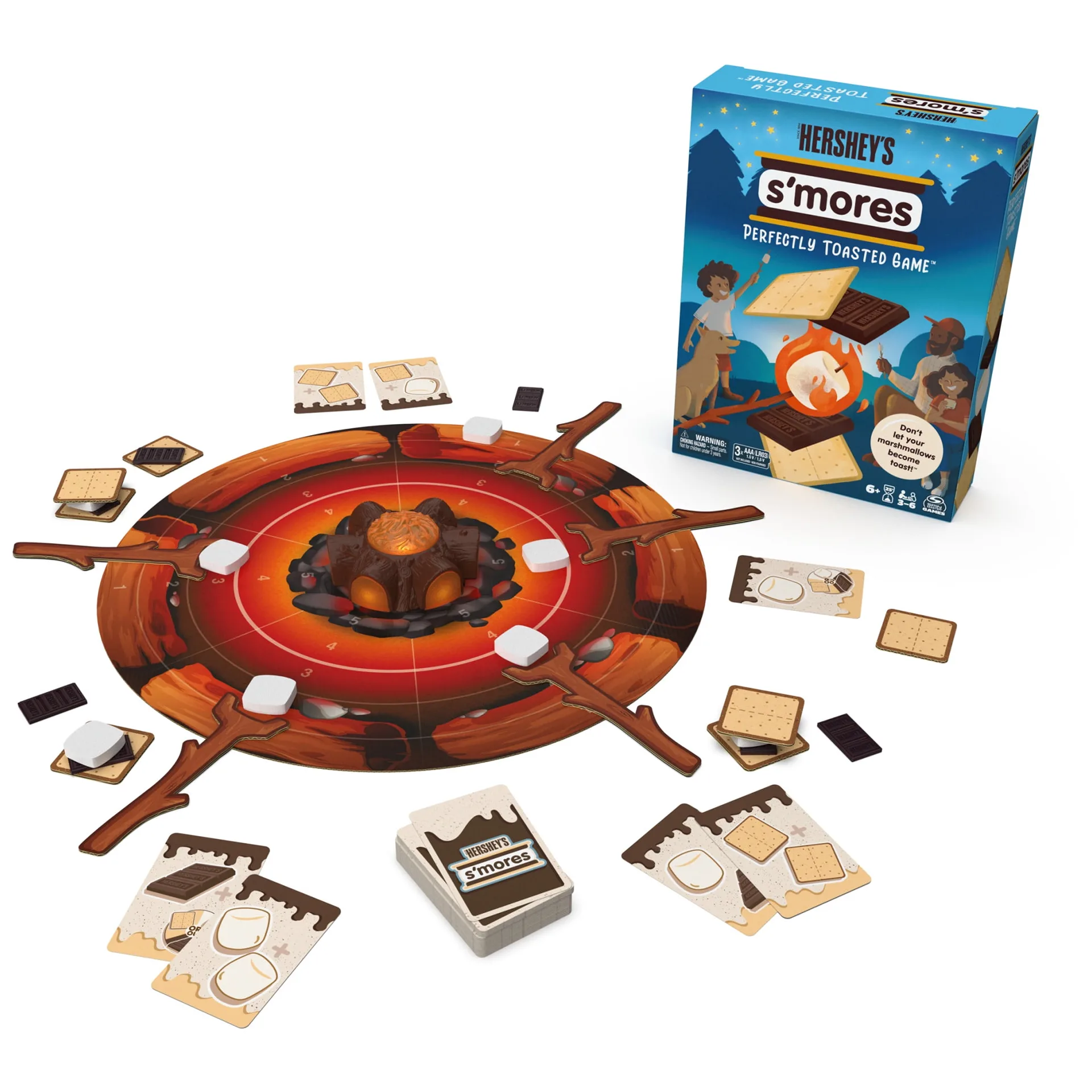 HERSHEYS Smores Perfectly Toasted Game | for Kids Ages 6 & up
