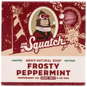 Dr. Squatch | Natural Bar Soap | Frosty Peppermint | Limited Scent | 5 Ounce