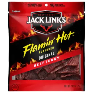 Jack Links Flamin Hot Flavored Original Beef Jerky and Dried Meats | 2.65 Ounce Bag | 1