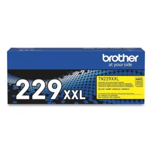 Brother Genuine TN229XXLY Super High Yield Yellow Toner Cartridge