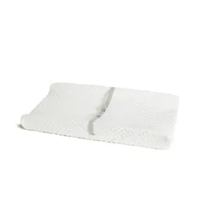 Munchkin Secure Grip Contoured Waterproof Baby Diaper Changing Pad | Includes Cover | White | 1
