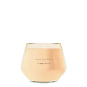Yankee Candle Studio Scented Candle with up to 50 Hour Burn Time | Premium Plant Wax Blend for Consistent Burn | 10 Ounce Jar Candle with Room Filling Fragrance | Vanilla Creme Brulee