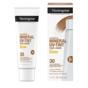 Neutrogena Purescreen+ Tinted Mineral Face Sunscreen | Medium | 1.1 fl Ounce