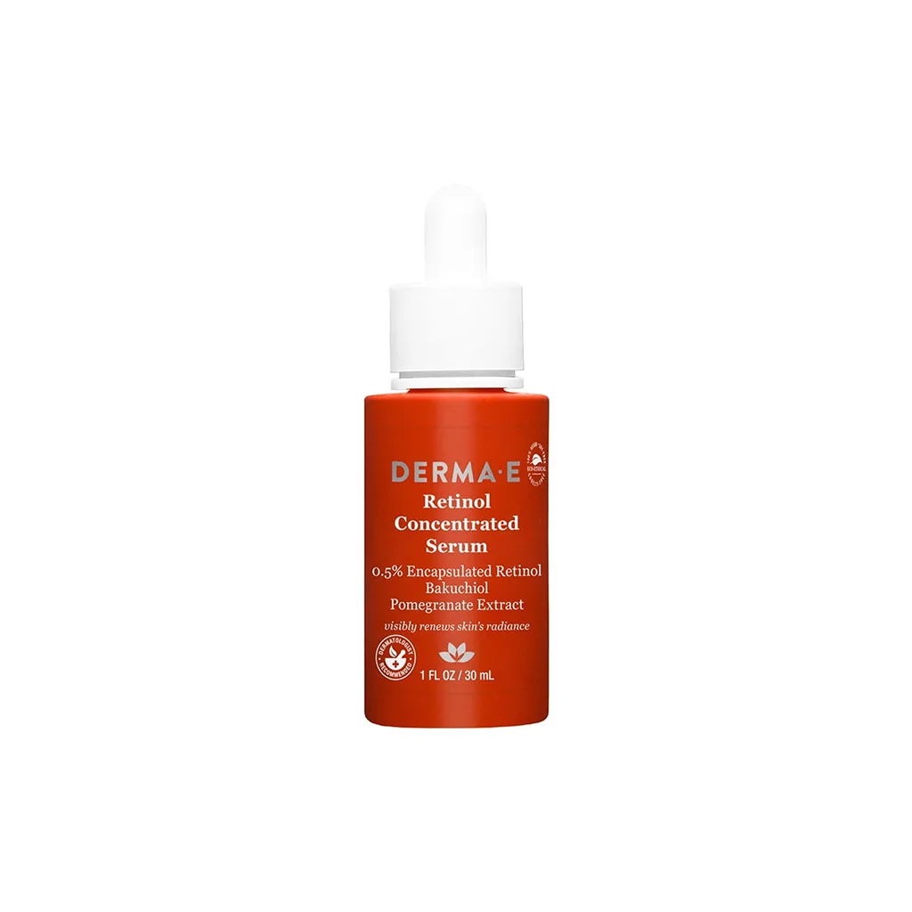 DERMA E Anti-Wrinkle | Retinol Concentrated Serum | 1 fl Ounce (30 Milliliters)