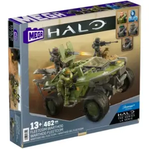 AB VINIL MEGA Halo The Series Fleetcom Warthog Building Set t (Premium Edition)