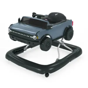 Ford Bronco 4-Inch-1 Blue Grey Infant Baby Activity Walker with 4 Ways to Play by Bright Starts | Unisex | Newborn +