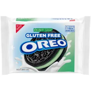 OREO Gluten Free Mint Creme Chocolate Sandwich Cookies | Gluten Free Cookies | 12.47 Ounce