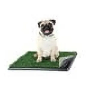 PETMAKER 16x20 Reusable 4-Layer Artificial Grass Puppy Pee Pad with Tray | S