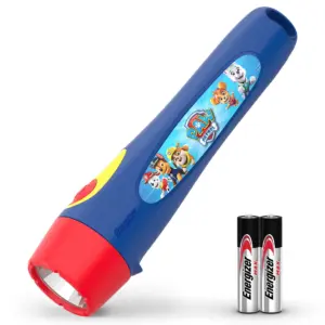 Energizer PAW Patrol LED Flashlight | 15 Lumens | Small Kid Friendly Design | for Camping | Safety & Everyday Use | 2 AAA Batteries Included
