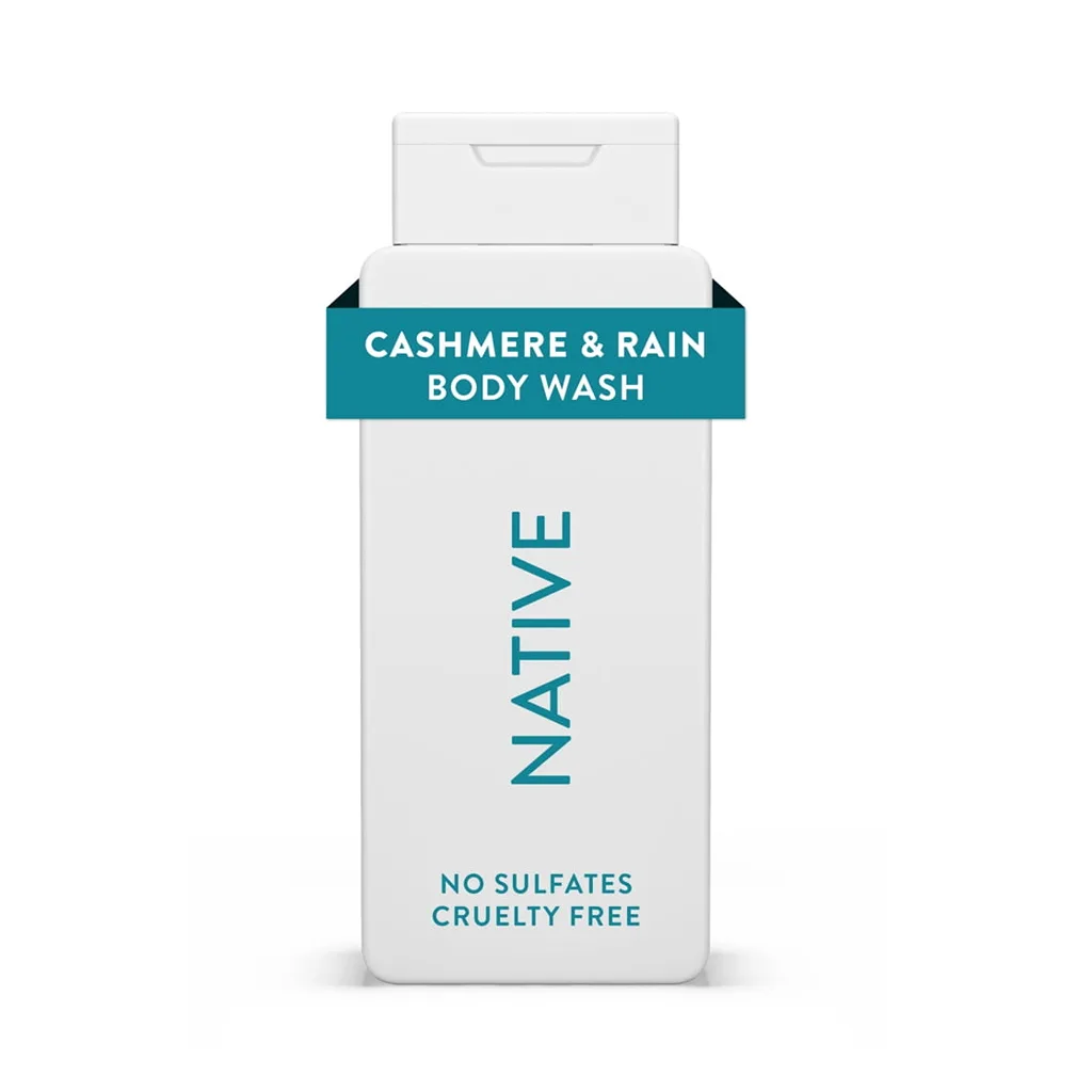 Native Body Wash | Sulfate Free | Paraben Free | Cashmere and Rain | for Women and Men | 18 Ounce