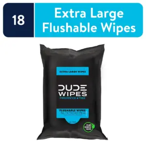 Dude Wipes Unscented Flushable Wipes 18Ct | 1