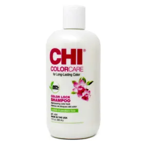 CHI Color Lock Shampoo for Color-Treated Hair | 12 Ounce | Floral | Fresh | Bamboo & Gooseberry | 12 fl Ounce