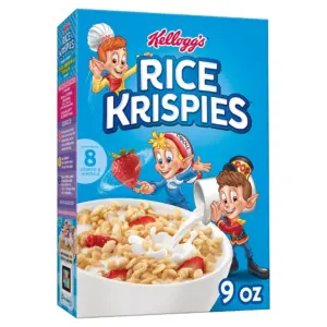 Kellogg's Rice Krispies Breakfast Cereal | 8 Vitamins & Minerals | 9 Ounce