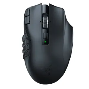 Open Box Razer RZ01-03600100-R3U1 Naga V2 HyperSpeed MMO Wireless Gaming Mouse with 19 Programmable Buttons | Black