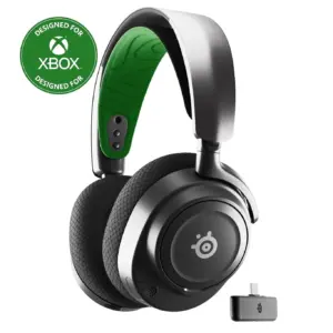 SteelSeries Arctis Nova 7X Multi-Platform Premium Wireless Gaming Headset with Neodymium Magnetic Drivers | Black | Black / Green