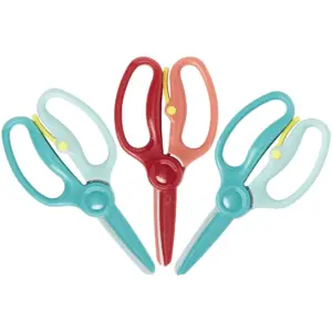 Fiskars Kids Training Scissors | 3 Pack | Blue & Red | Single