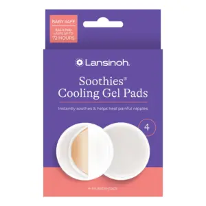 Lansinoh Soothies Cooling Gel Pads for Breastfeeding Moms | 4 Count