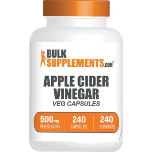 BulkSupplements Apple Cider Vinegar Capsules | 500mg per Serving (240 Veg Capsules | 240 Servings)