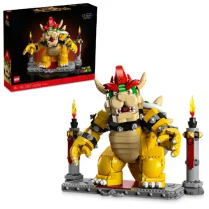 LEGO Super Mario The Mighty Bowser | 3D Build & Display Kit | Collectible Posable Character Figure with Battle Platform | Video Game Toy Idea for Fans of Super Mario Bros | 71411