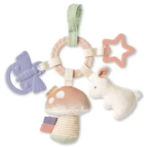 Itzy Ritzy Bitzy Busy Ring Bunny Teething Activity Toy (Premium Edition)