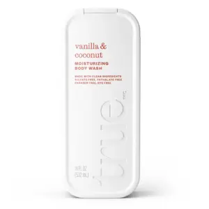 True Vanilla and Coconut Body Wash | Sulfate-Free | Moisturizing and Hydrating Formula for Women and Men | 18 fl Ounce