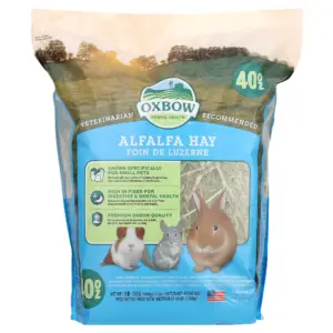 Oxbow Premium Alfalfa Hay Small Animal Food for Rabbits and Small Animals- 40 Ounce
