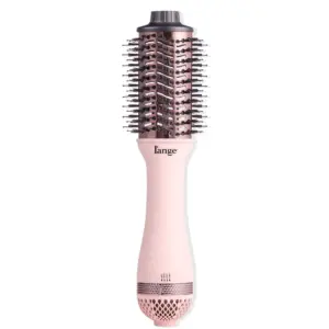 L'ange Hair Le Volume 2-Inch-1 Titanium Blow Dryer Brush Blush Hot Air Brush with Oval Barrel | 60 Millimeters