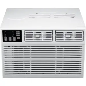 Whirlpool New 18,000 BTU 230 Volt Window-Mounted Air Conditioner with Remote Control ,White | WHAW182CW | 18000