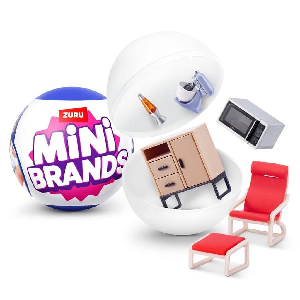Mini Brands Home Capsule | Novelty Unbox Surprise | by ZURU | Ages 3+