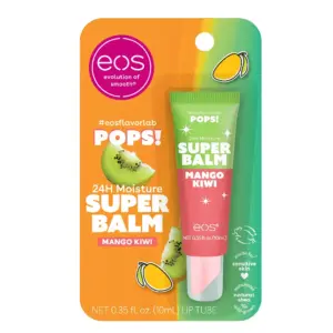 eos 24H Moisture Super Balm- Mango Kiwi | Limited-Edition Lip Sleeping Mask | 0.35 fl Ounce | 1 Pack