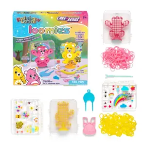 Rainbow Loom: Care Bears Loomies | Cheer Bear and Funshine Bear DIY Bracelet Kit