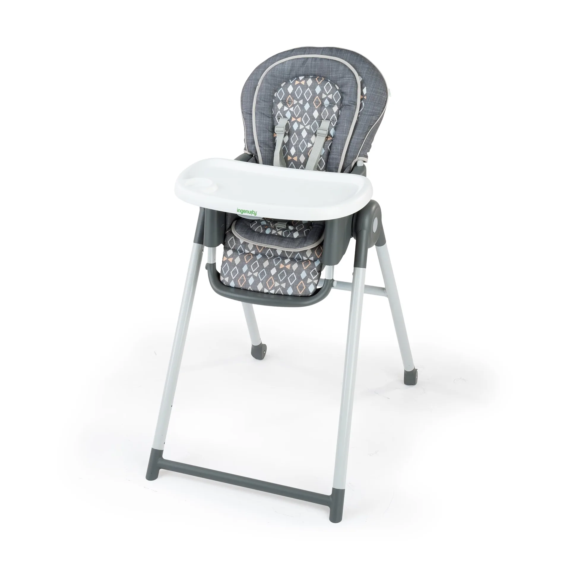 Ingenuity Proper Positioner High Chair | Unisex | Grey | For Ages 0-36 Months