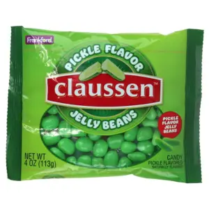 Frankford Claussen Easter Pickle Flavor Jelly Beans | 4oz