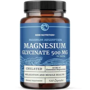 Magnesium Glycinate 500mg Chelated for Muscle Relaxation | Sleep and Calm Support | High Absorption Magnesium for Women and Men | 120 Ct